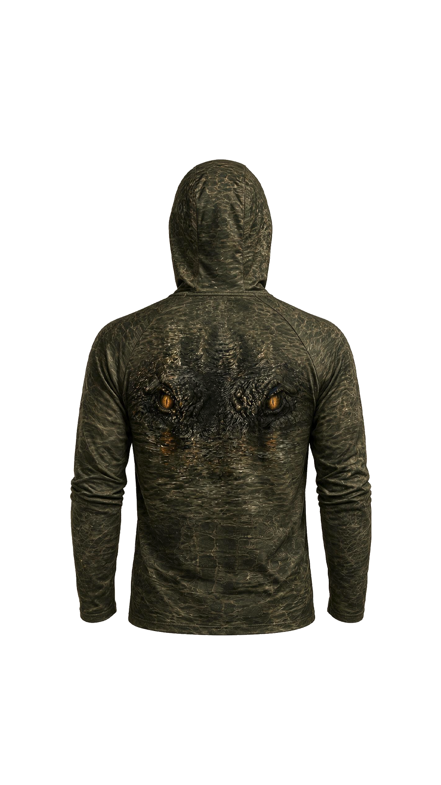 AirLite Fishing Sun Hoodie - Gator Eyes Swamp - MHL55 image 5