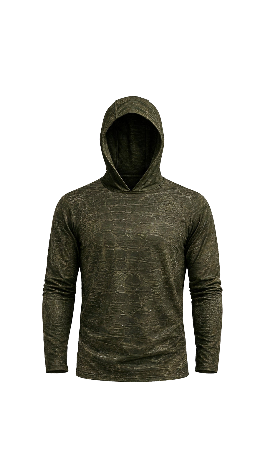 AirLite Fishing Sun Hoodie - Gator Eyes Swamp - MHL55 image 6