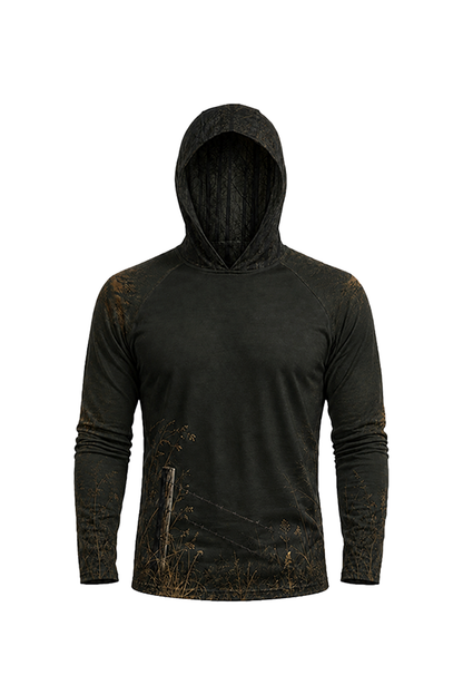 AirLite Fishing Sun Hoodie - Grass Flat Redfish image 6