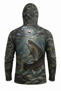 AirLite Fishing Sun Hoodie - River Trout Strike - TBT110