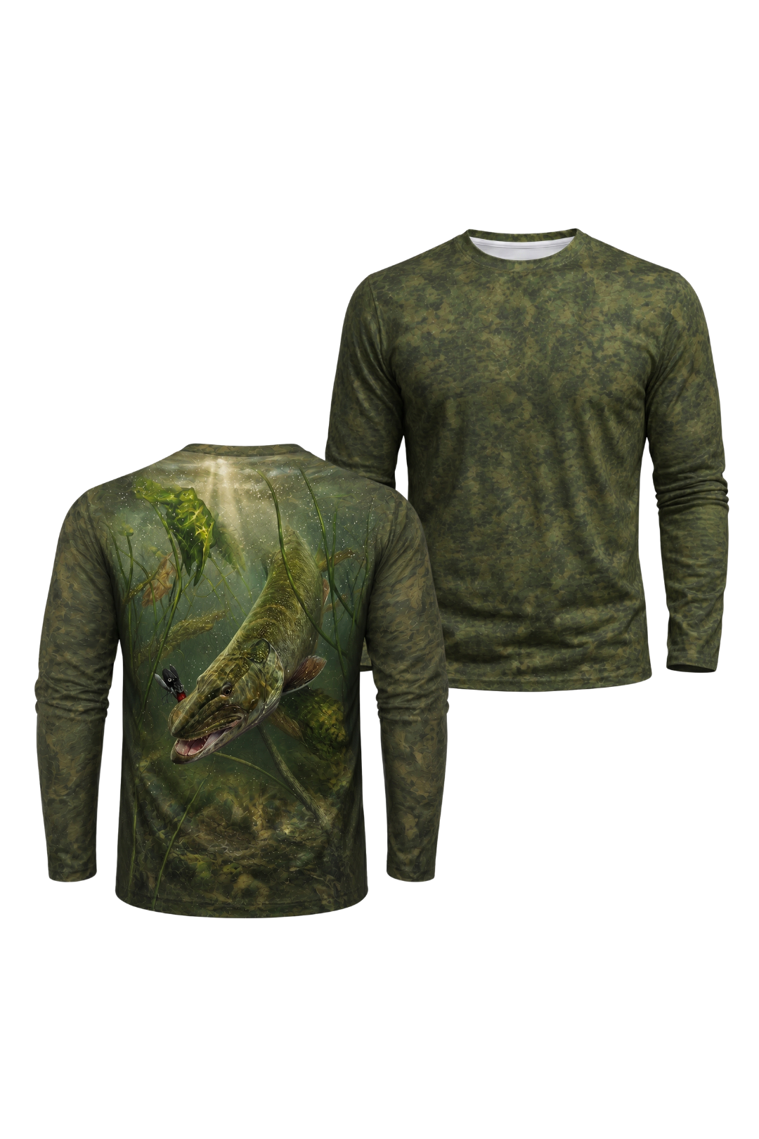 Performance Fishing Long Sleeve - Shallow Ambush Muskie - AOF36