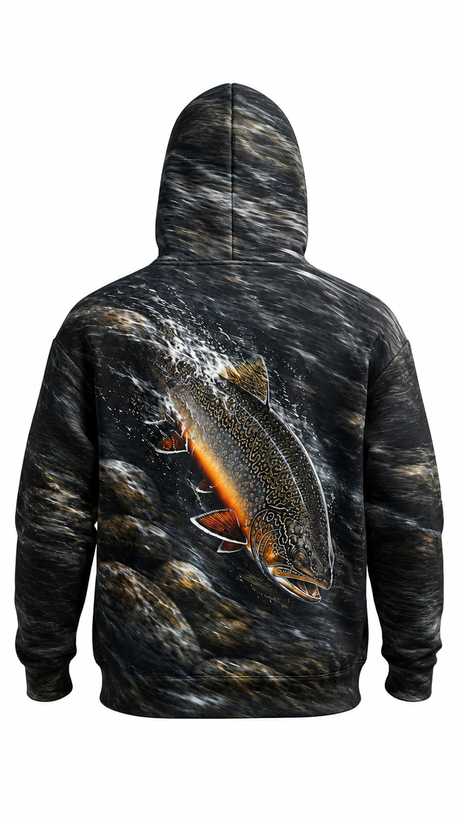 Performance Fishing Hoodie - Rapids Brook Trout - AUH01 image 1