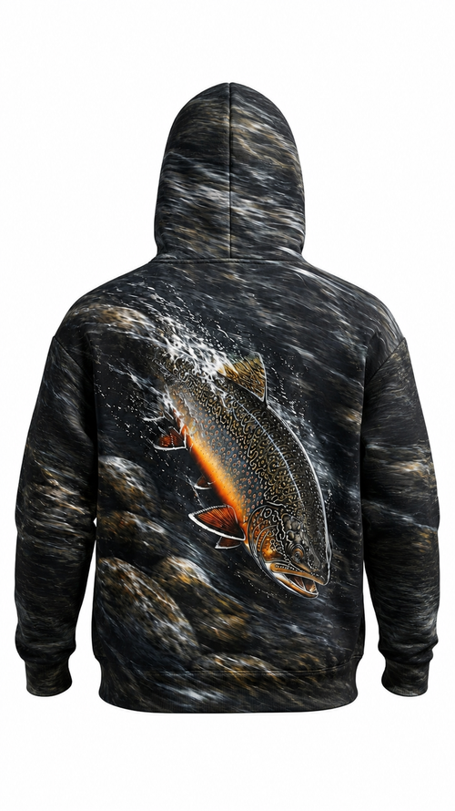 Performance Fishing Hoodie - Rapids Brook Trout - AUH01 image 1