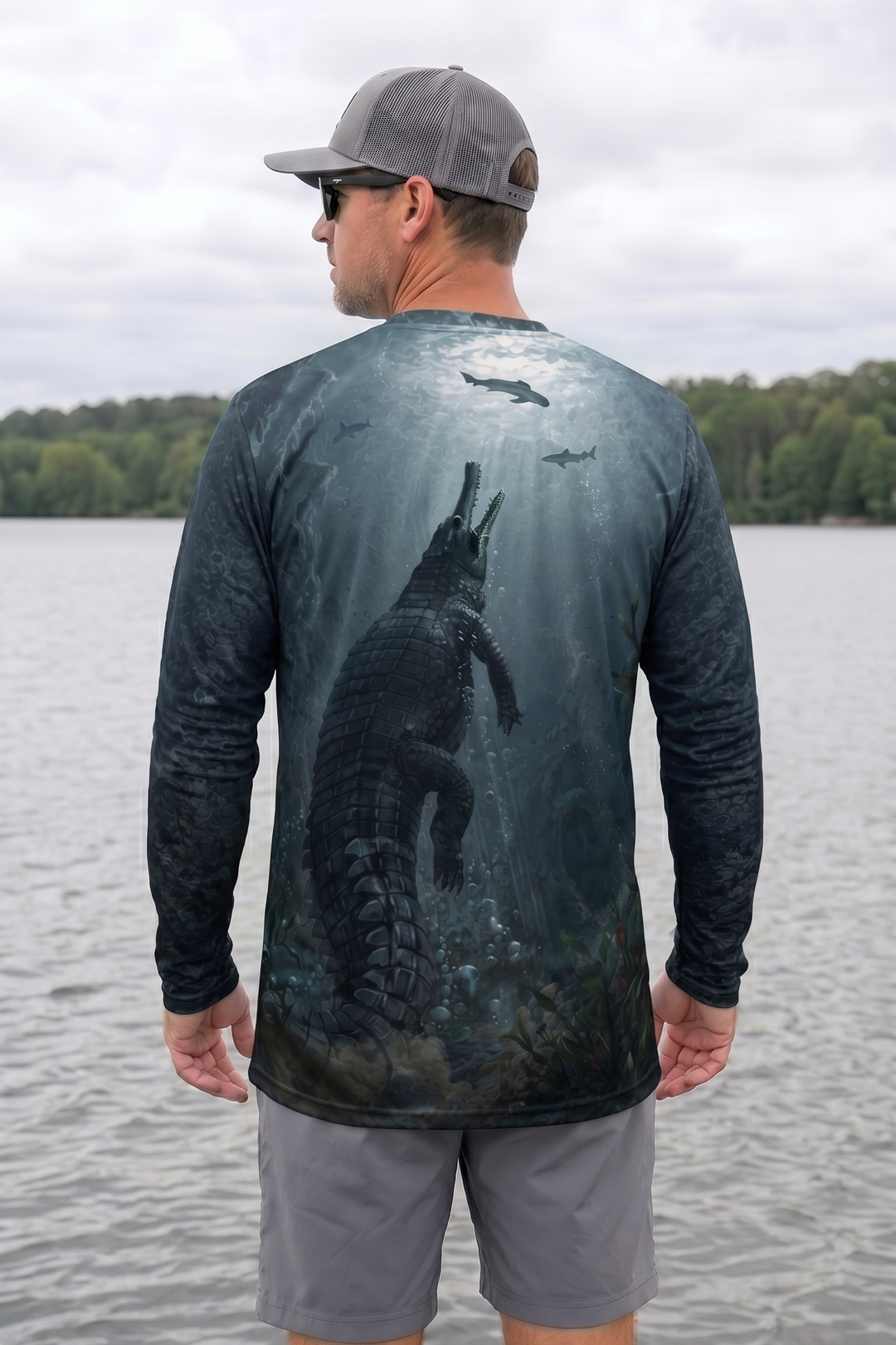 Performance Fishing Long Sleeve - Abyss Gatorrr - AOF140 image 2