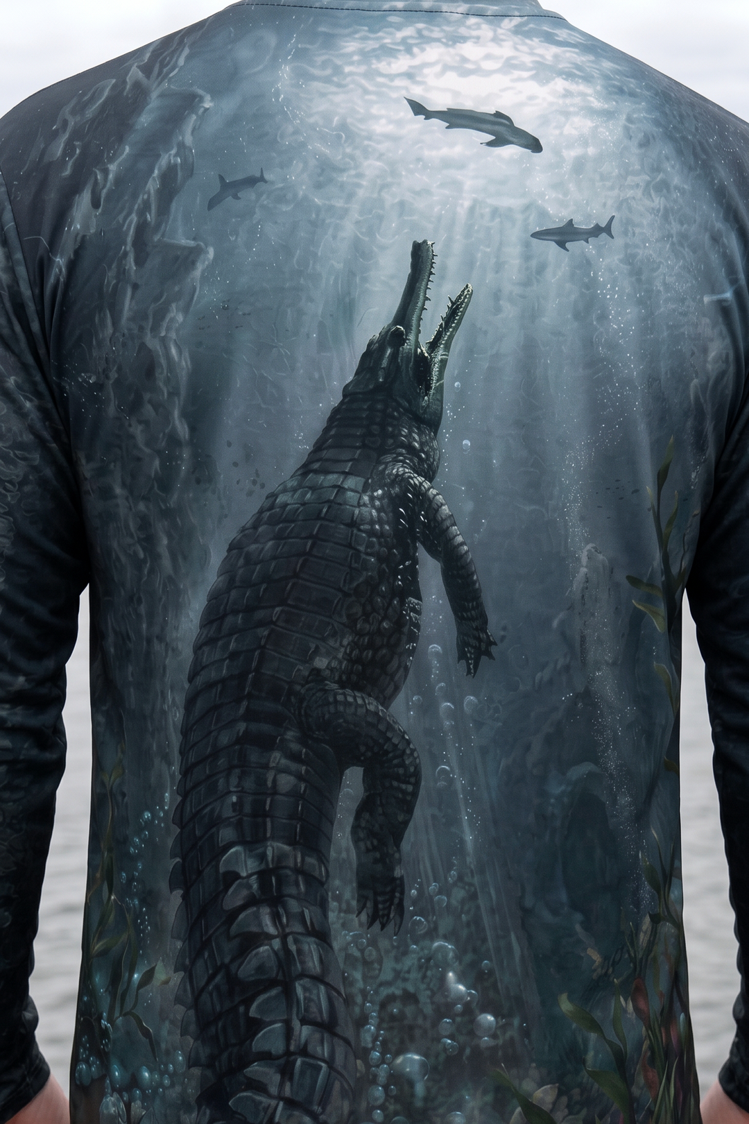 Performance Fishing Long Sleeve - Abyss Gatorrr - AOF140 image 4