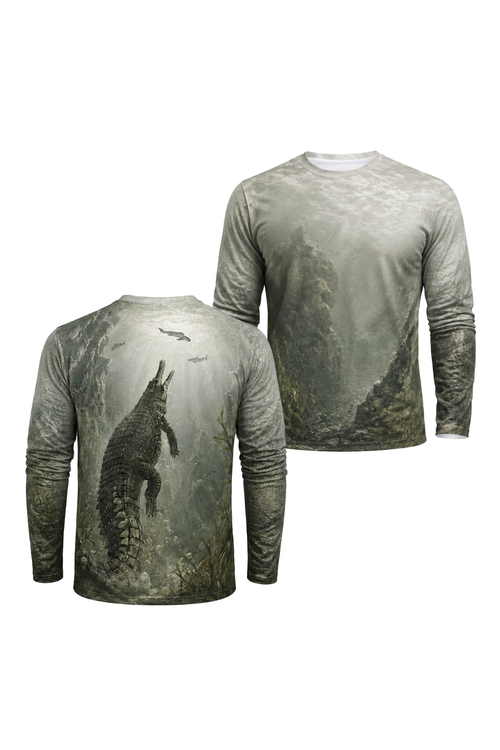 Performance Fishing Long Sleeve - Abyss Gatorrr - AOF141 image 1