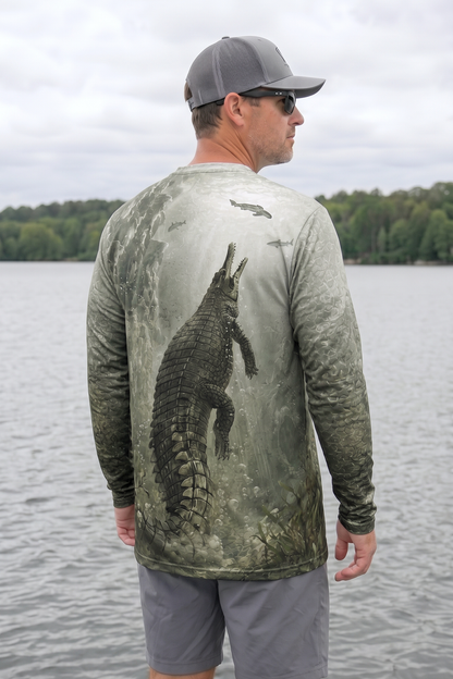 Performance Fishing Long Sleeve - Abyss Gatorrr - AOF141 image 2