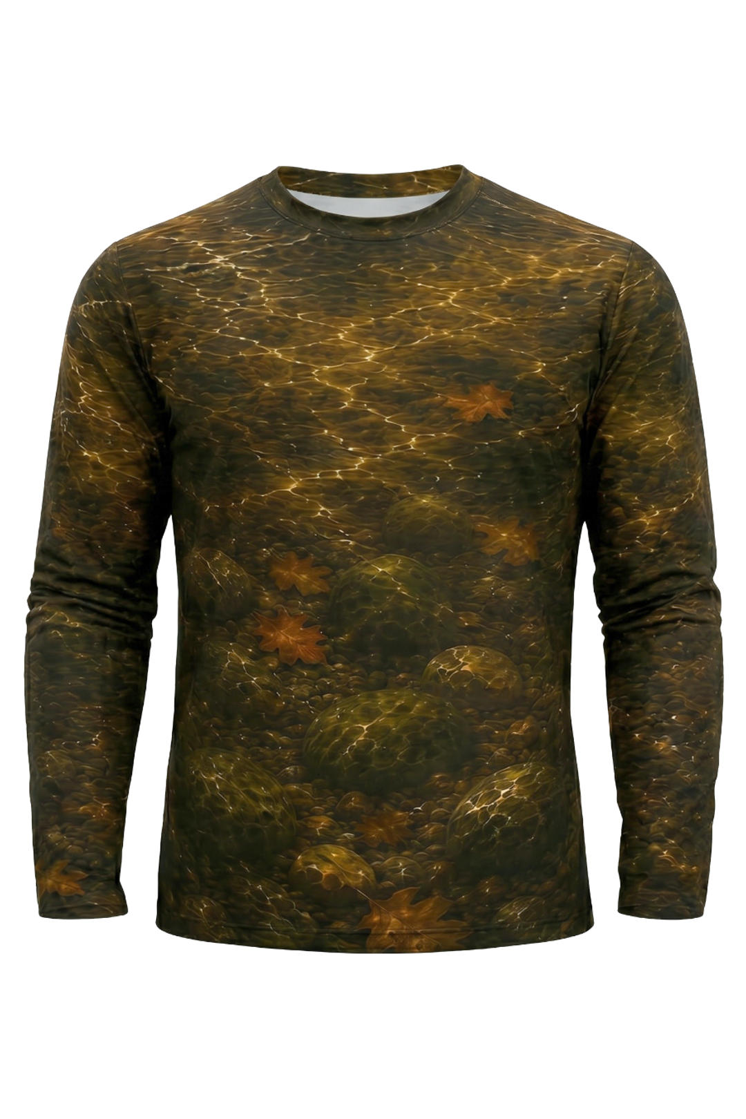 Performance Fishing Long Sleeve - Autumn River Brown Trout - RT09 mockup opposite side