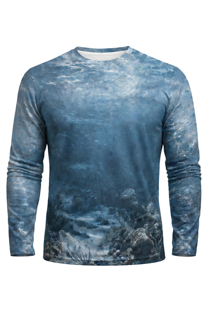 Performance Fishing Long Sleeve - Barracuda Reef Phantom - AOF47 mockup opposite side
