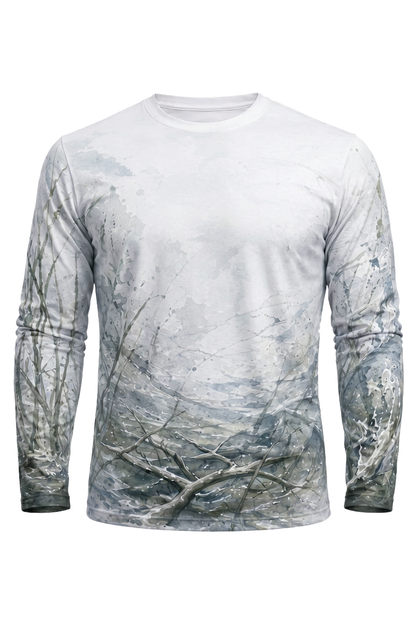 Performance Fishing Long Sleeve - Bay Ghost Pike - AOF96 mockup opposite side