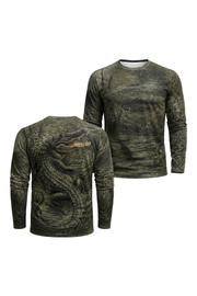 Performance Fishing Long Sleeve - Bayou Ambush Gator - AOF113