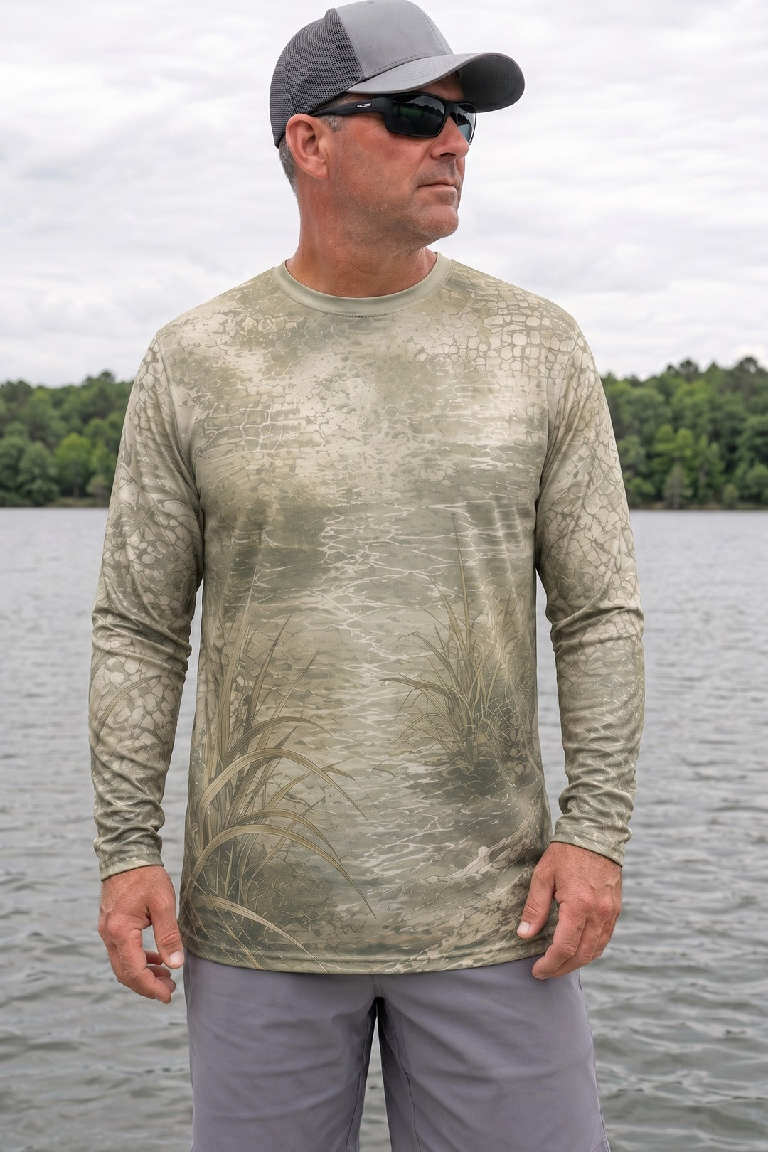 Performance Fishing Long Sleeve - Bayou Coil Alligator - AOF138 image 3