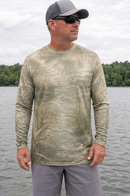 Performance Fishing Long Sleeve - Bayou Coil Alligator - AOF138 image 3