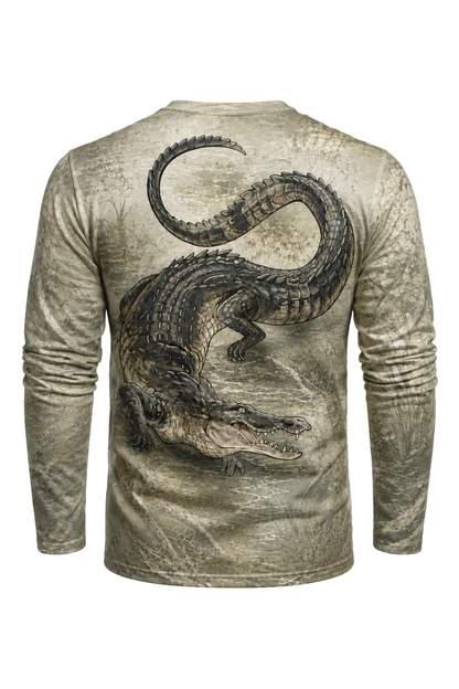 Performance Fishing Long Sleeve - Bayou Coil Alligator - AOF138 image 5