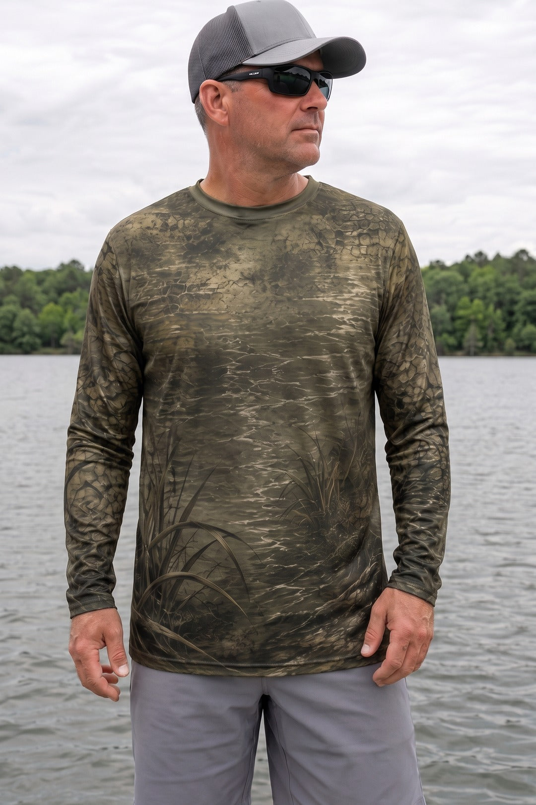 Performance Fishing Long Sleeve - Bayou Coil Alligator - AOF139 image 3