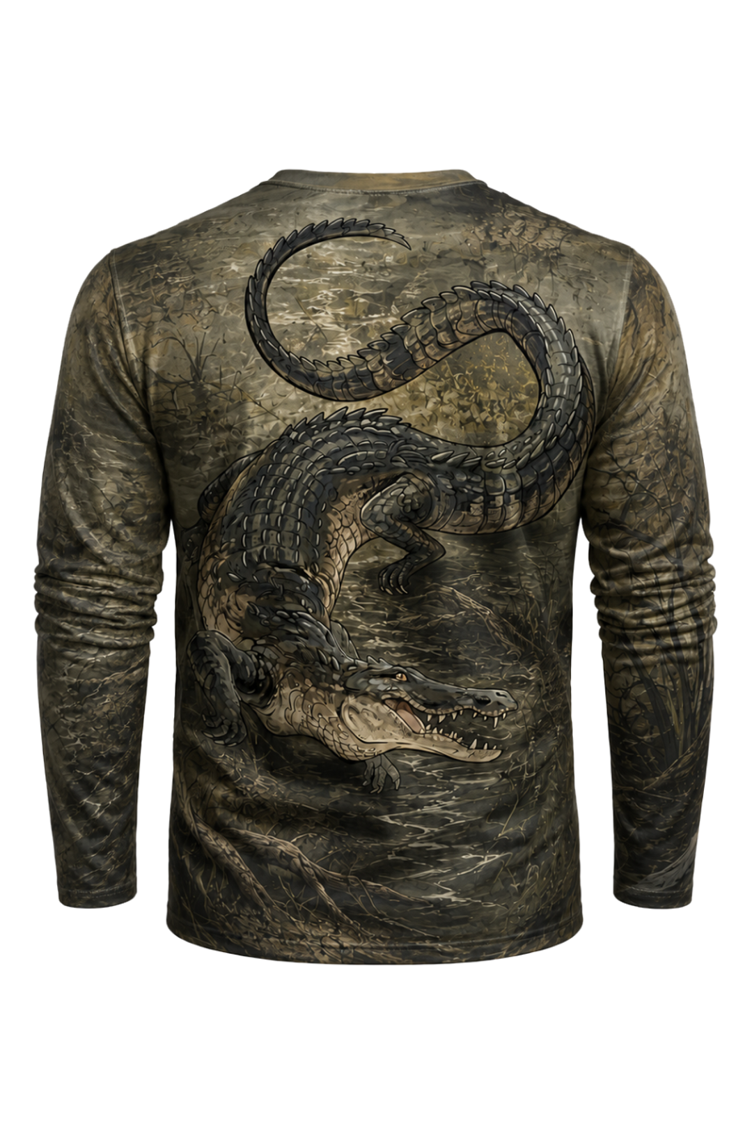 Performance Fishing Long Sleeve - Bayou Coil Alligator - AOF139 image 5