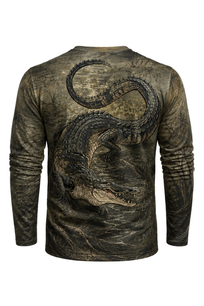 Performance Fishing Long Sleeve - Bayou Coil Alligator - AOF139 image 5