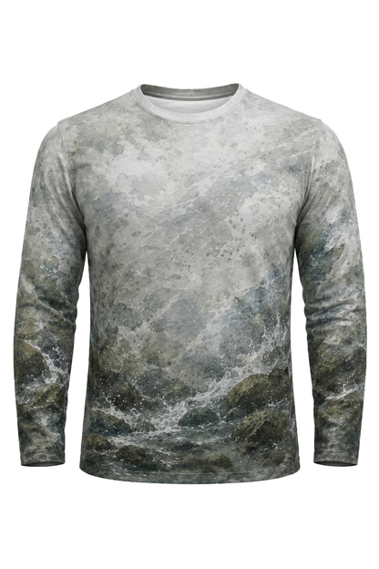 Performance Fishing Long Sleeve - Bear & Trout  - AOF89 mockup opposite side