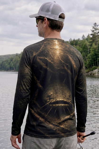 Performance Fishing Long Sleeve - Blackwater Catfish Lair - RFC13 lifestyle artwork side