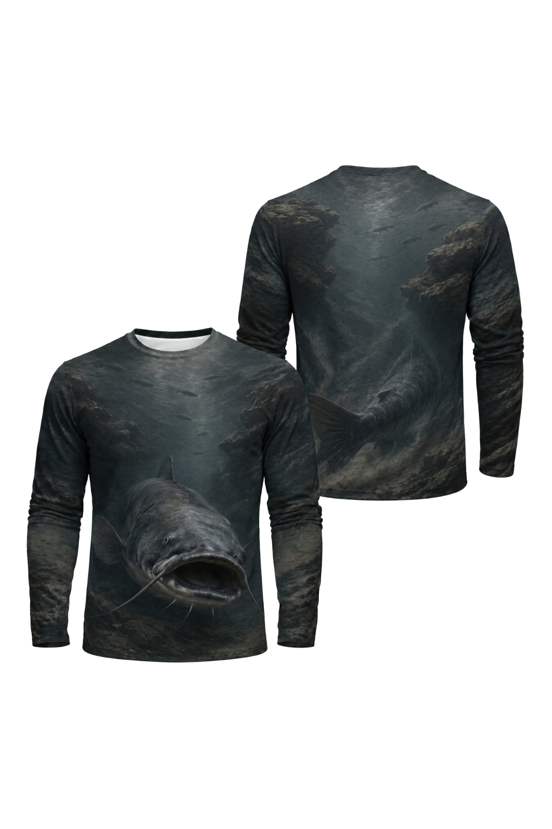 Performance Fishing Long Sleeve - Blue Abyss Catfish - AOF129 image 1