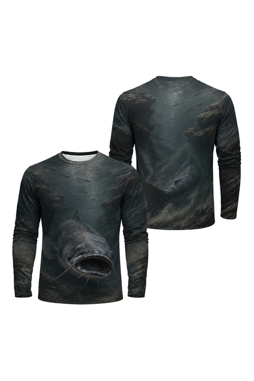 Performance Fishing Long Sleeve - Blue Abyss Catfish - AOF129 image 1