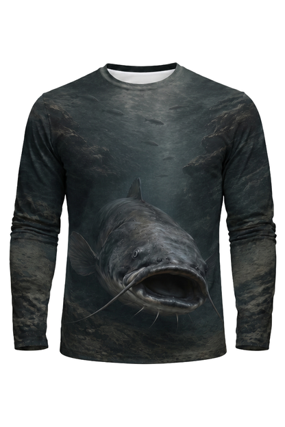 Performance Fishing Long Sleeve - Blue Abyss Catfish - AOF129 image 5