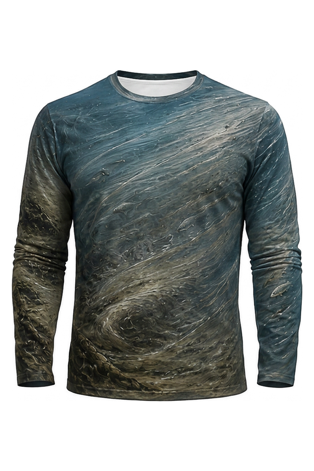 Performance Fishing Long Sleeve - Blue Catfish Undertow - AOF148 image 6