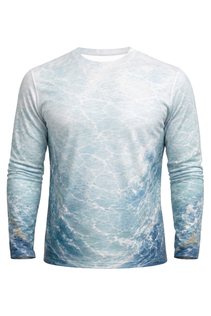 Performance Fishing Long Sleeve - Blue Surge Marlin - AOF113 mockup opposite side