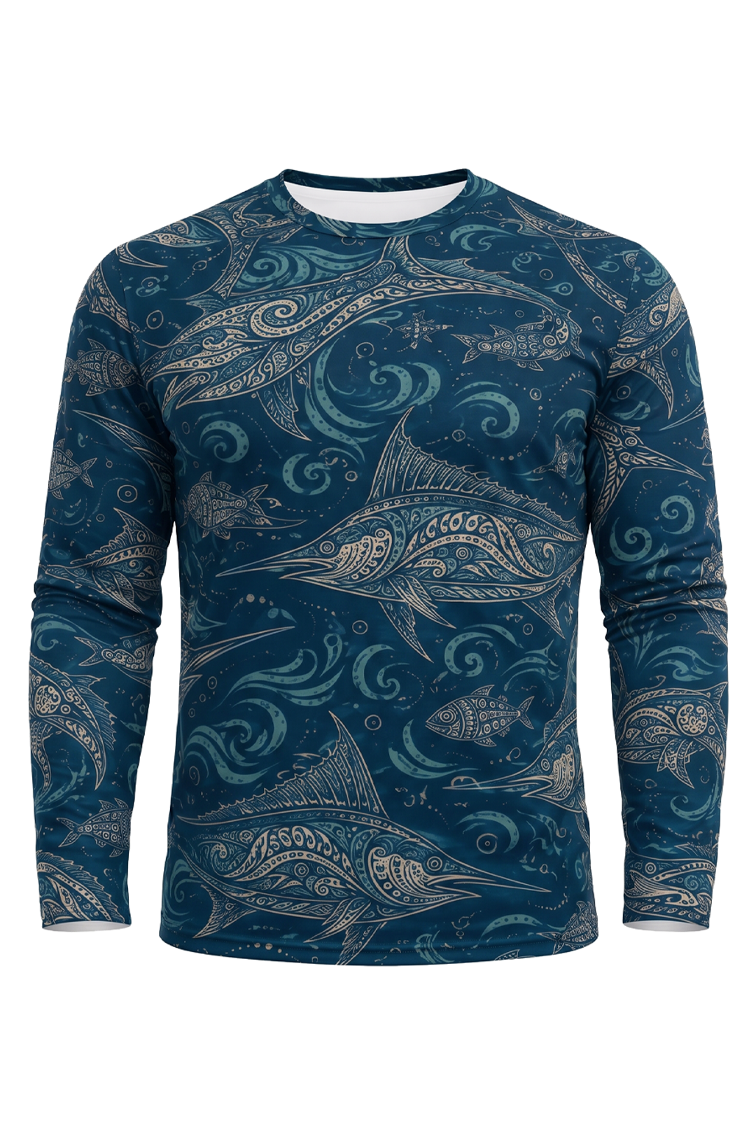 Performance Fishing Long Sleeve - Bluewater Sail Pattern - RP07 image 5