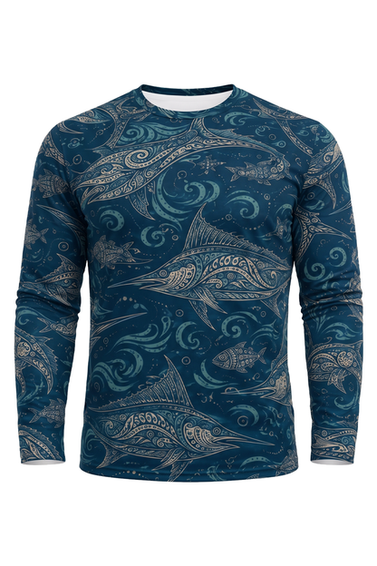Performance Fishing Long Sleeve - Bluewater Sail Pattern - RP07 image 5