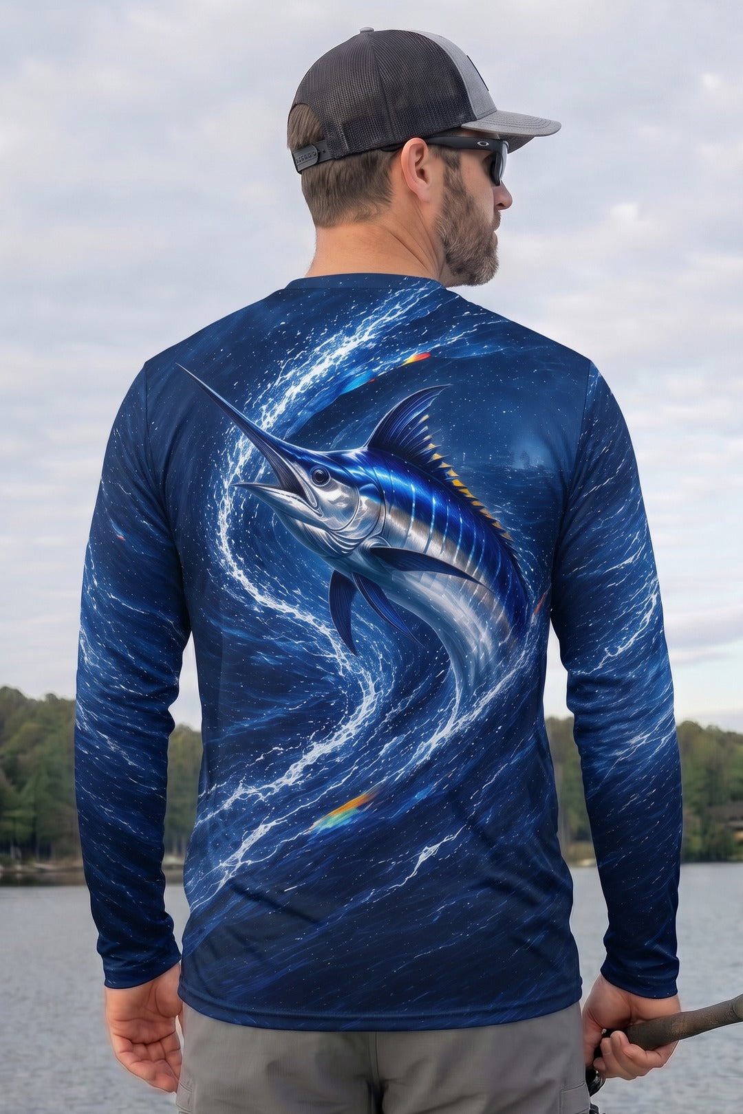 Performance Fishing Long Sleeve - Bluewater Sail Strike - RS15 image 2