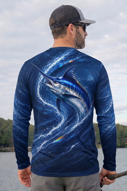 Performance Fishing Long Sleeve - Bluewater Sail Strike - RS15 image 2