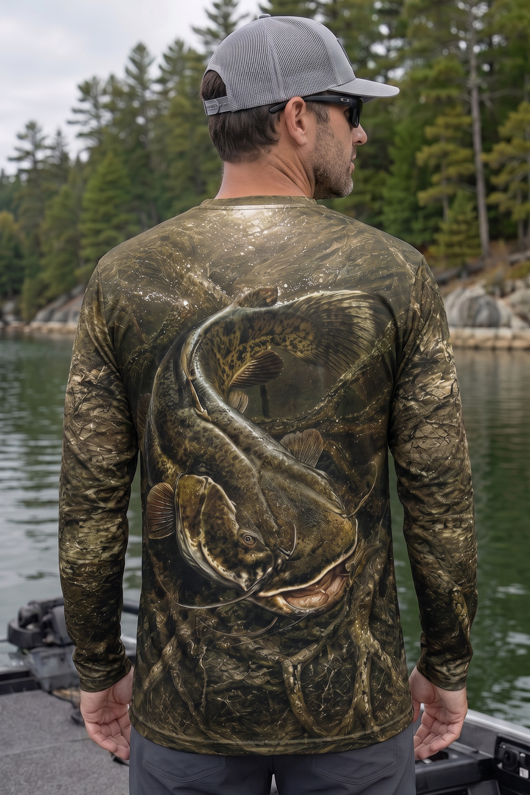 Performance Fishing Long Sleeve - Bottomland Catfish - TBT222 image 2
