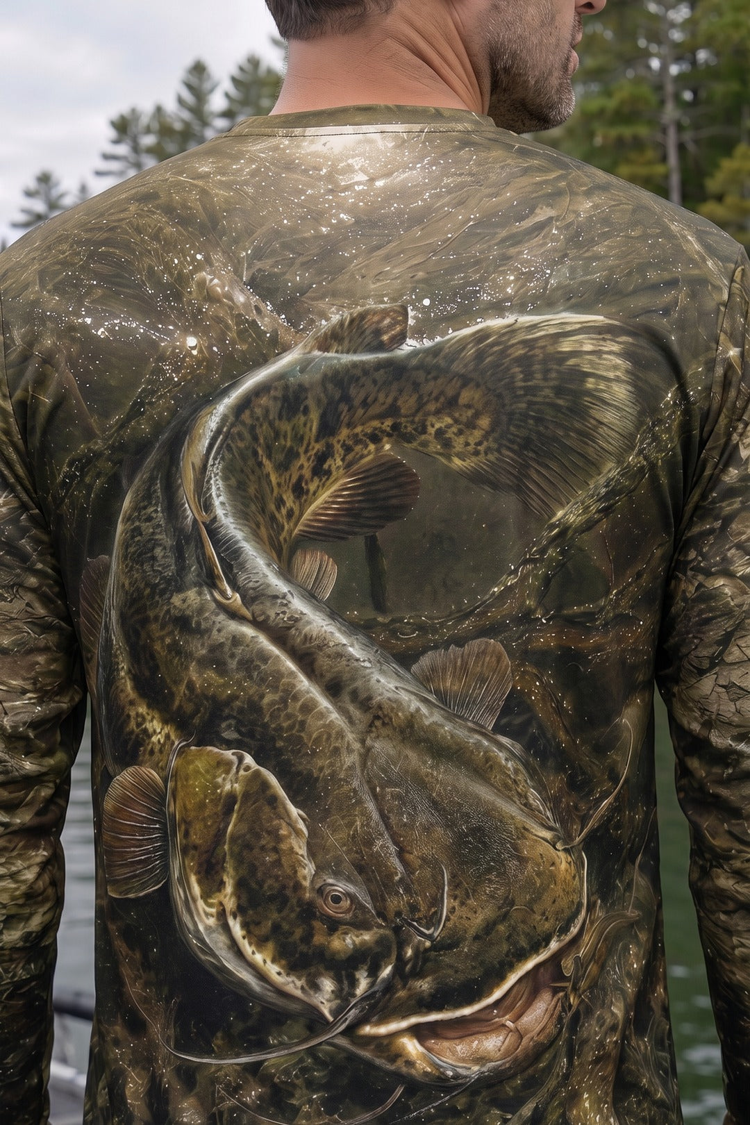 Performance Fishing Long Sleeve - Bottomland Catfish - TBT222 image 4