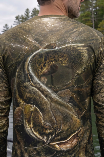 Performance Fishing Long Sleeve - Bottomland Catfish - TBT222 image 4