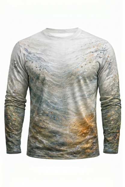 Performance Fishing Long Sleeve - Brook Trout Boulder Run - AOF55 mockup opposite side