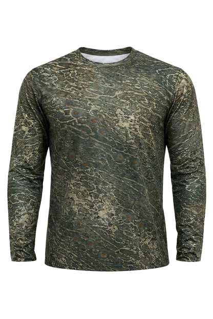 Performance Fishing Long Sleeve - Brook Trout Current Camo - RT15 mockup opposite side