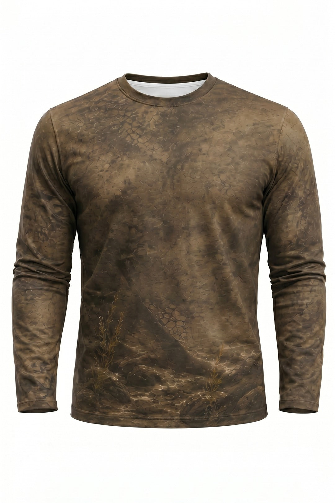 Performance Fishing Long Sleeve - Catfish Riverbed Phantom - AOF44 mockup opposite side