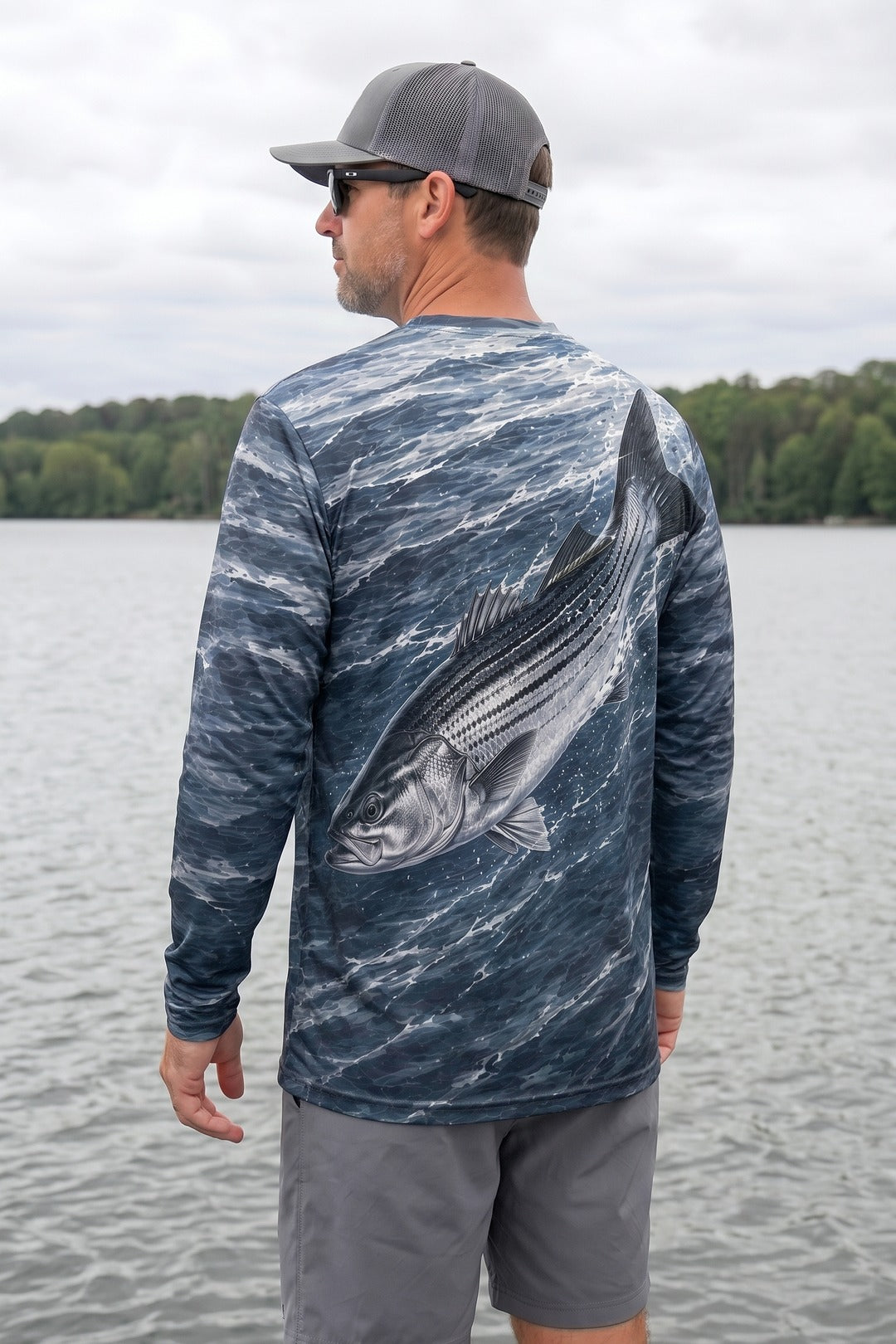 Performance Fishing Long Sleeve - Chop Water Striper - TBT212 image 2