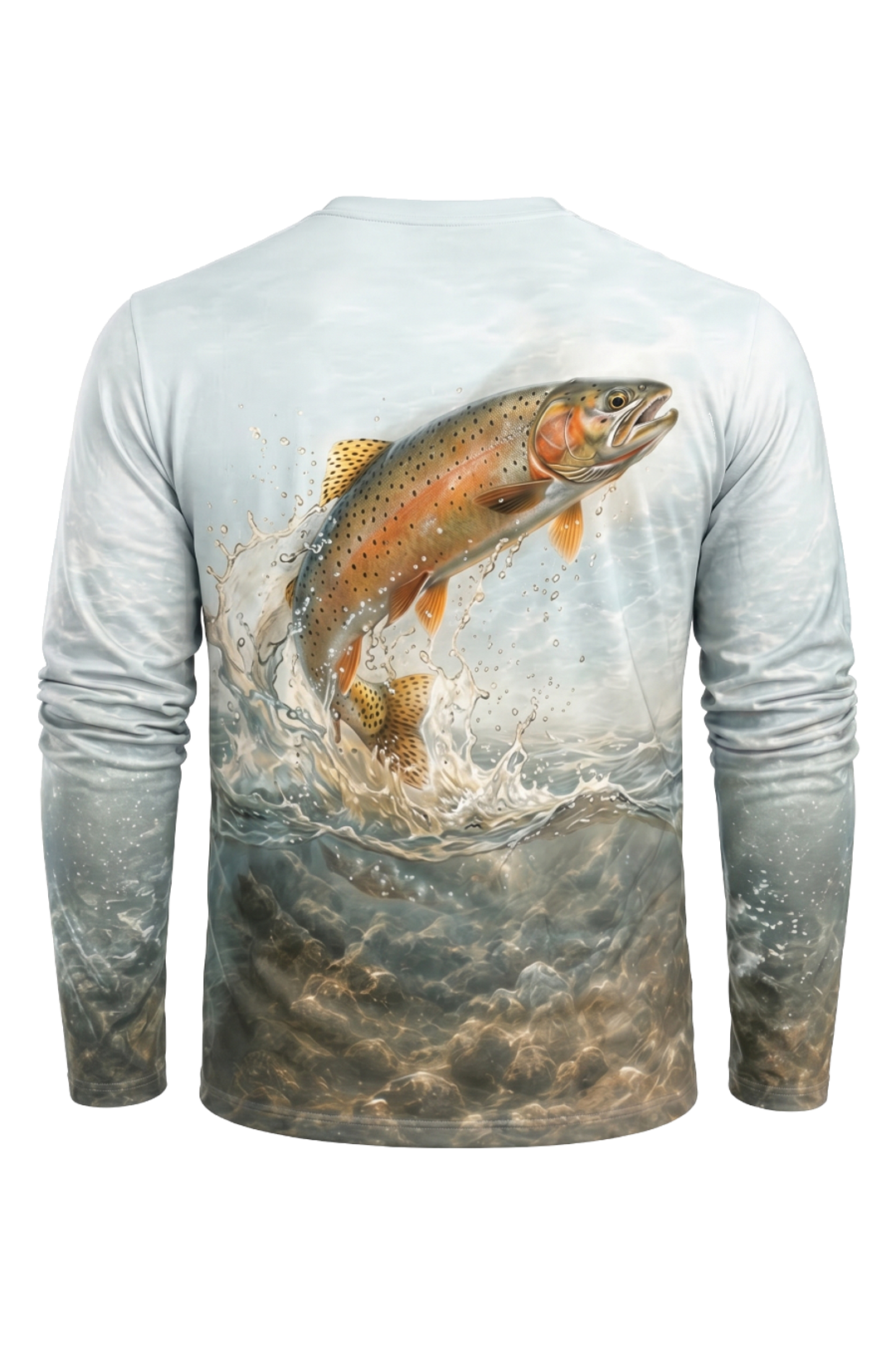 Performance Fishing Long Sleeve - Cold Current Breakout - AOF83 mockup artwork side