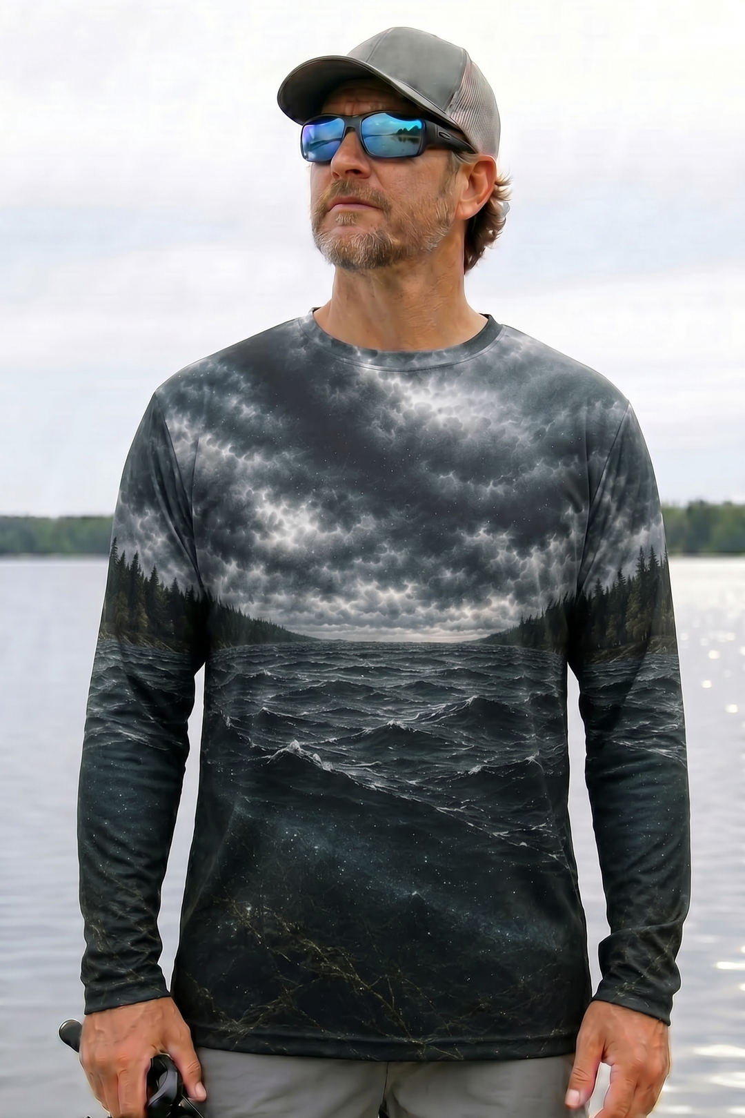 Performance Fishing Long Sleeve - Cold Front Strike - RNP02 lifestyle opposite side
