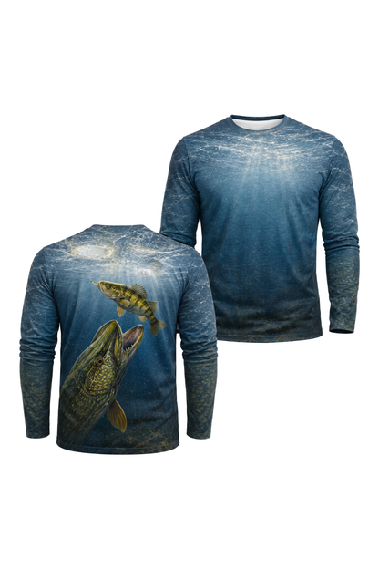 Performance Fishing Long Sleeve - Cold Pike Ambush - AOF134 image 1