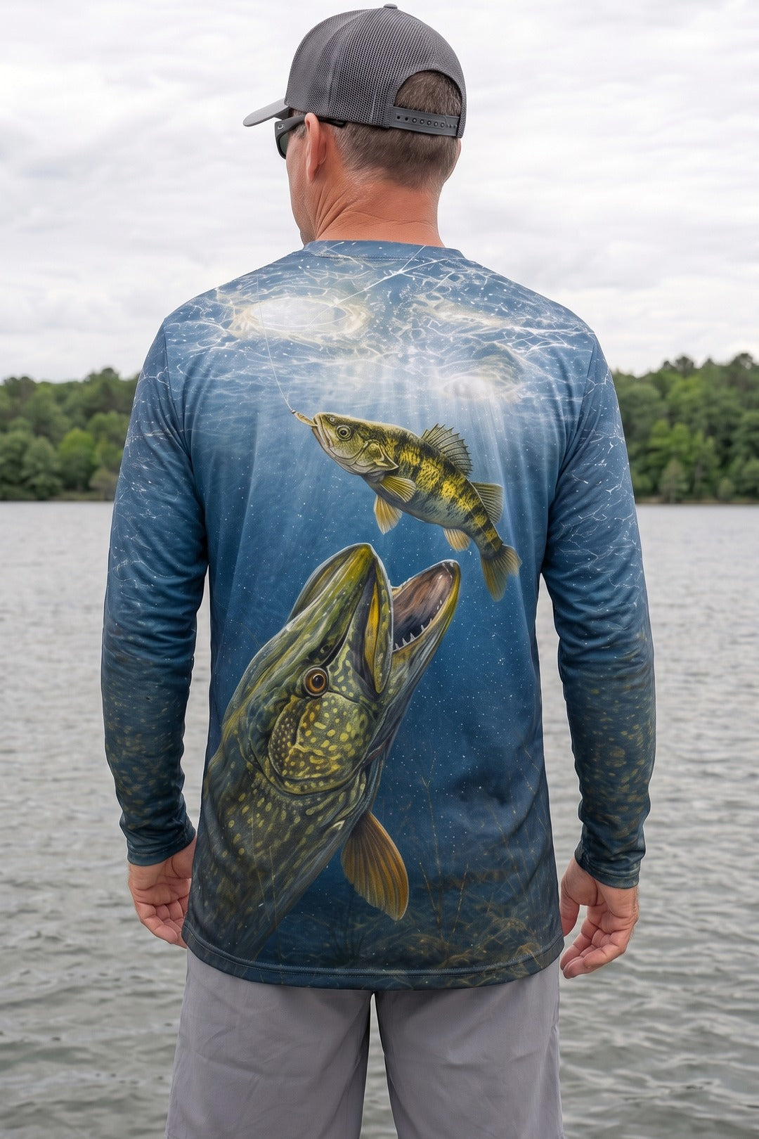 Performance Fishing Long Sleeve - Cold Pike Ambush - AOF134 image 2