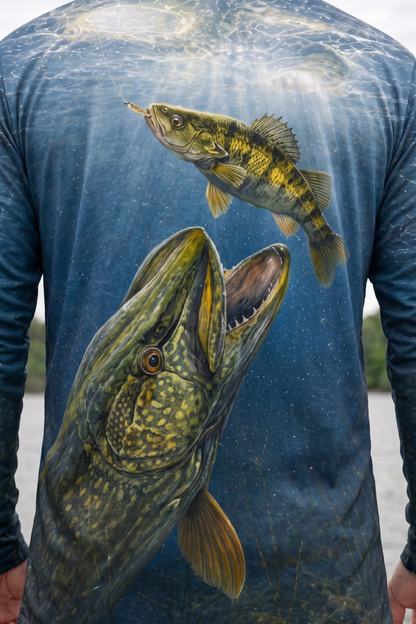 Performance Fishing Long Sleeve - Cold Pike Ambush - AOF134 image 4