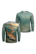 Performance Fishing Long Sleeve - Copper Redfish Flats - AOF124 image 1