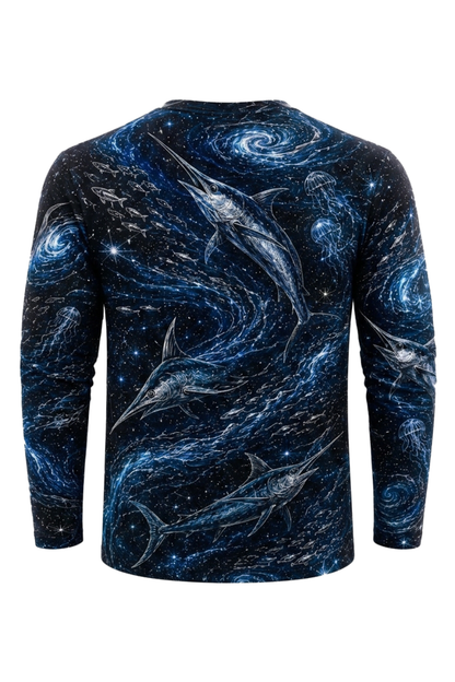 Performance Fishing Long Sleeve - Cosmic Billfish Vortex - RS09 mockup opposite side