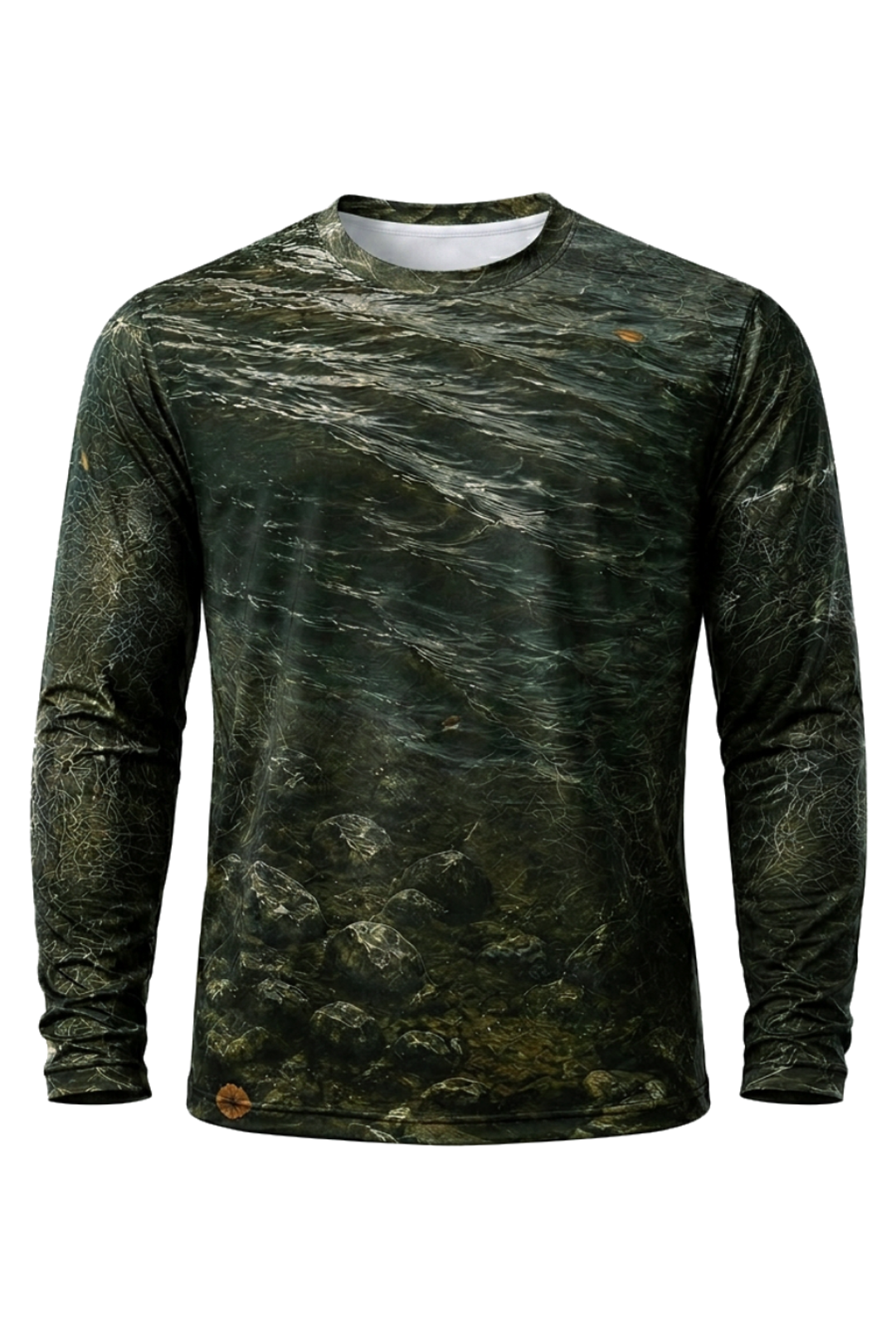 Performance Fishing Long Sleeve - Dark River Musky Strike - RM04 mockup opposite side