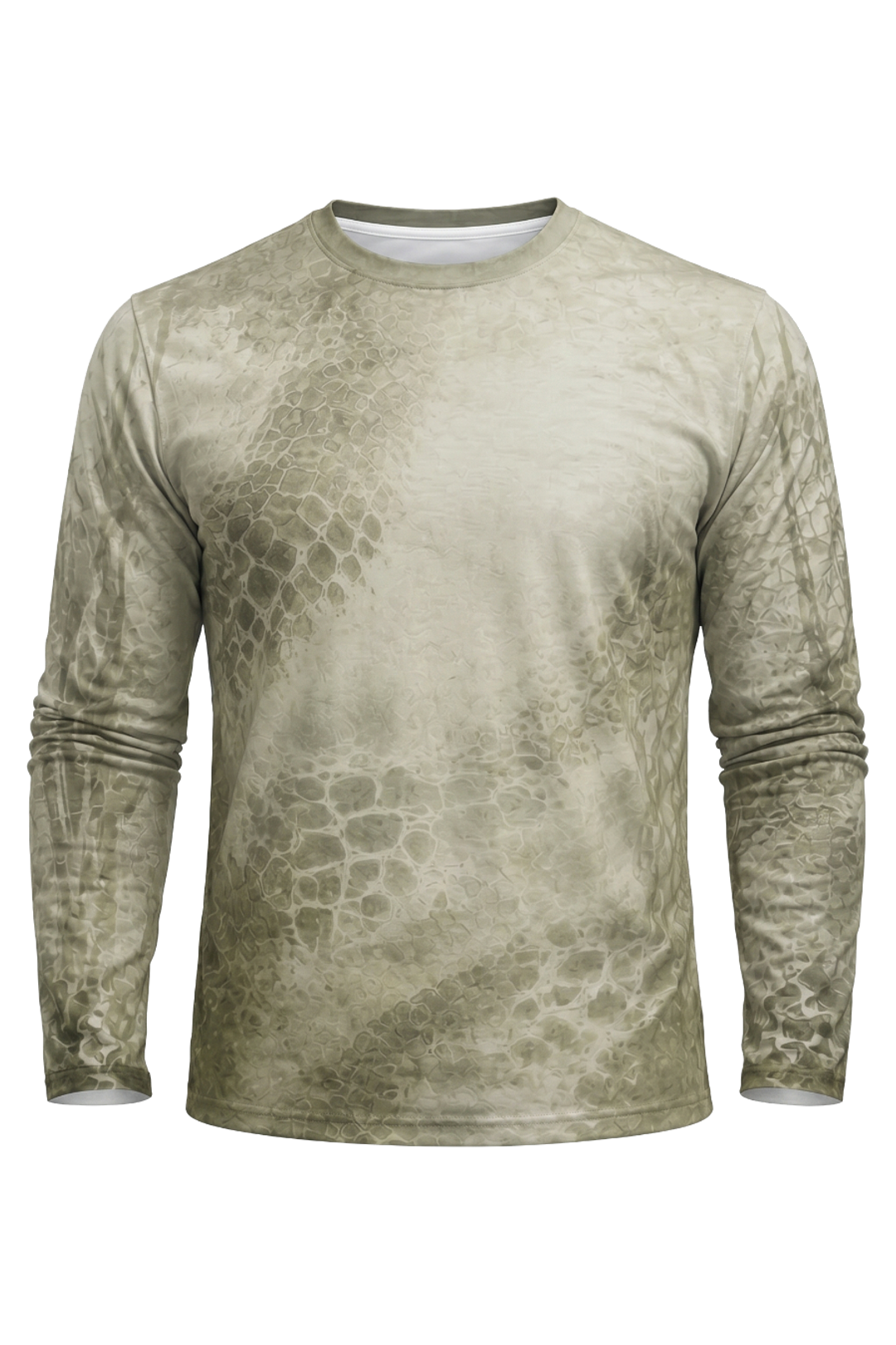 Performance Fishing Long Sleeve - Dark Swamp Gator - AOF93 mockup opposite side
