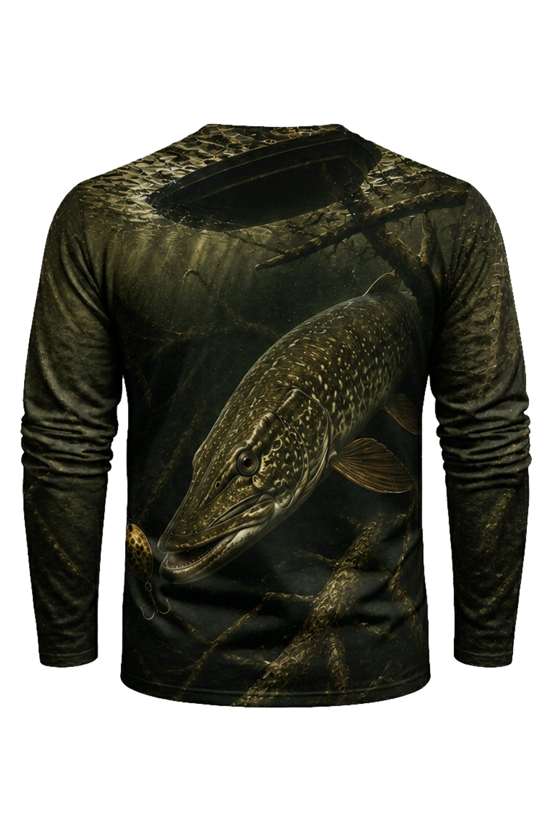 Performance Fishing Long Sleeve - Dark Timber Pike - RNP08 image 5