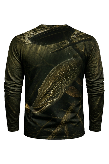 Performance Fishing Long Sleeve - Dark Timber Pike - RNP08 image 5